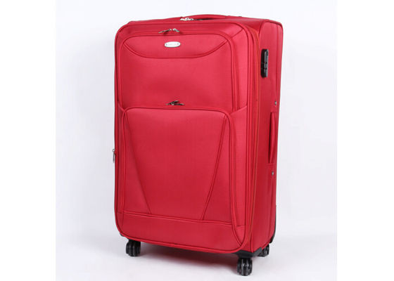 Petit 20 bagage de roue de la valise 4 de pouce construit dans la case de tri croisée de courroies et d'identification sur le panneau arrière