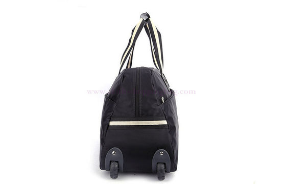 Purple waterproof large aluminum trolley travel bag for women OEM / ODM